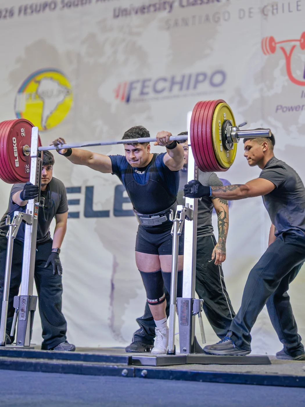 En el rack — Sudamericano · Santiago 2026